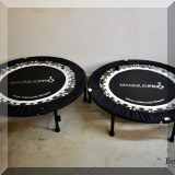 X04. Maximus Pro rebounder mini trampolines. 